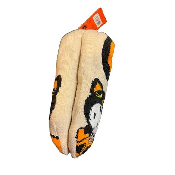 Halloween Hello Kitty Socks Kids Shoe Size 4-10 Sock Size 9-11 NEW - Picture 3 of 3